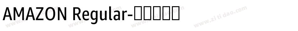 AMAZON Regular字体转换